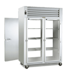 image of Traulsen G26057-032 52" Two Section Pass-Thru Refrigerator w/ 4 Solid-Glass Doors (right/right hinged), R290, 50.2 cu. ft.