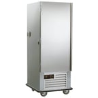 image of Traulsen RAC37-1 32" One Section Air Curtain Refrigerator w/ Left Hinged Door, All Stainless Steel, Smart Defrost Tecnology