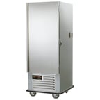 image of Traulsen RAC37-2 32" One Section Air Curtain Refrigerator w/ Right Hinged Door, All Stainless Steel, Smart Defrost Tecnology