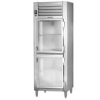 image of Traulsen RHT126WUT-HHG 30" One Section Reach-In Refrigerator w/ 2 Glass Half-Doors, Top Mount, 18.79 cu. ft.