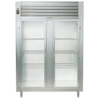 image of Traulsen RHT226WUT-FHG 58" Two Section Reach-In Refrigerator w/ 2 Glass Doors, Top Mount, 40.57 cu. ft.