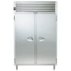 image of Traulsen RHT232NUT-FHS 52" Two Section Reach-In Refrigerator w/ 2 Solid Doors, Top Mount, 46 cu. ft.