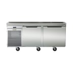 image of Traulsen TU072HT 72" 2-Section Undercounter Refrigerator w/ 2 Doors, 20 cu. ft.