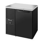 image of True TBR36-RISZ1-L-B-S-1 36" Solid Swing Door Back Bar Refrigerator with LED Interior Lighting
