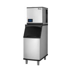 image of True TCIM-422-HA1-A/TIB-422-A Air Cooled Half Cube 443 lb Ice Machine with Bin, 320 lb Storage