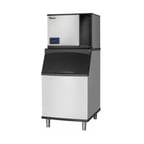 image of True TCIM-430-HA1-A/TIB-530-A Air Cooled Half Cube 447 lb Ice Machine with Bin, 450 lb Storage