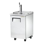 image of True TDD-1-S-HC~CBST1 23" Draft Beer Keg Cooler w/ Cold Brew Coffee Tap, 1 Keg