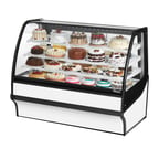 image of True TDM-R-59-GE/GE-S-W 59" Refrigerated Bakery Display Case, Stainless Steel