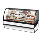image of True TDM-R-77-GE/GE-S-W 77" Refrigerated Bakery Display Case, Stainless Steel