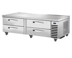 image of True TRCB-72-HC~SPEC3 72" 4 Drawers Refrigerated Chef Base,  (8) 12" x 20" Pan Capacity