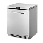 image of True TUC-24F-HC~SPEC3 24" 1-Section Undercounter Freezer w/ 1 Door, Stainless Steel