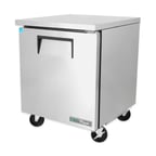 image of True TUC-27-HC 27" 1-Section Undercounter Refrigerator w/ 1 Solid Door