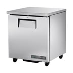 image of True TUC-27C-HC 27" 1-Section Undercounter Refrigerator w/ 1 Solid Door
