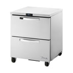 image of True TUC-27D-2-HC~SPEC3 27" 1-Section Undercounter Refrigerator w/ 2 Drawers