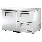 image of True TUC-48D-2-ADA-HC 48" 2-Section Undercounter Refrigerator w/ 2 Drawers, 1 Door, 12 cu ft