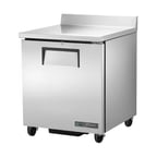 image of True TWT-27-HC 27" 1-Section Worktop Refrigerator w/ 1 Door, Rear Mounted