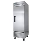 image of True TS-23F-HC 27" One Section Reach-In Freezer w/ Solid Doors, Bottom Mount, All Stainless Steel