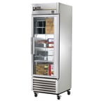 image of True TS-23FG-HC~FGD01 27" One Section Reach-In Freezer w/ Glass Doors, Bottom Mount, All Stainless Steel