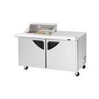 image of Turbo Air TST-60SD-12M-N-CL 60" Mega Top Sandwich/Salad Prep Table w/ 2 Doors, 12 Pans