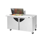image of Turbo Air TST-60SD-12M-N 60" Mega Top Sandwich/Salad Prep Table w/ 2 Doors, 12 Pans
