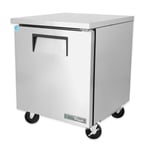 image of True TUC-27F-HC 27" 1-Section Undercounter Freezer w/ 1 Door, 1/4 HP