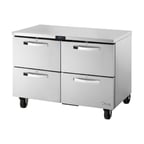 image of True TUC-48D-4-HC~SPEC3 48" 2-Section Undercounter Refrigerator w/ Heavy-Duty 4 Drawers