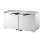 image of True TUC-60F-LP-HC~SPEC3 60" Two Solid Door SPEC SERIES Low Profile Undercounter Freezer
