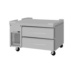 image of Turbo Air PRCBE-36R-N-FT 36" 2 Drawers Refrigerated Chef Base, Flat Top, 4.6 cu. ft.