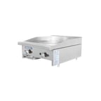 image of Turbo Air TAMG-24 24" Countertop Manual Gas Griddle, 3/4" Steel Plate, 44.000 BTU