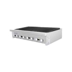 image of Turbo Air TARB-48 48" Countertop Gas Radiant Charbroiler w/ (8) Burners, 120.000 BTU