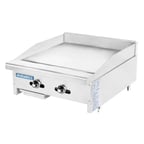 image of Turbo Air TATG-24 24" Countertop Thermostatic Gas Griddle, 1" Steel Plate, 44.000 BTU
