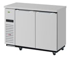 image of Turbo Air TBB-24-48SSD-N6 Refrigerated Back Bar Cabinet w/ 12.2 Cu Ft, 2 Solid Doors, Side Mount