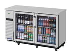 image of Turbo Air TBB-24-60SGSD-N Refrigerated Back Bar Cabinet w/ 16.46 Cu Ft, 2 Glass Doors, Side Mount