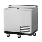 image of Turbo Air TBC-36SD-GF-N 37" Stainless Glass Froster, 93 Mugs Capacity