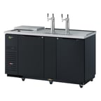 image of Turbo Air TCB-3SBD-N6 69" 2 Columnss Super Deluxe Series Club Top Beer Dispenser, 3 Kegs
