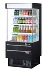 image of Turbo Air TOM-25MSEW(B)-N 28" Vertical Open Air Merchandiser, Self-Contained, 3 Shelves, 7 cu. ft.