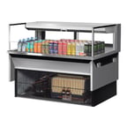 image of Turbo Air TOM-48L-UFD-S-1SI-N 48" Drop In Open Refrigerated Deli Display Case
