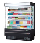 image of Turbo Air TOM-60SEW(B)-N 64" Vertical Open Air Merchandiser, Specify Exterior, Self-Contained, 4 Shelves, 26.5 cu ft.