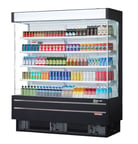 image of Turbo Air TOM-75MSEW(B)-N 76" Vertical Open Air Merchandiser, Specify Exterior, Self-Contained, 4 Shelves, 20.9 cu. ft