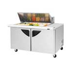 image of Turbo Air TST-60SD-18M-N 60" Mega Top Sandwich/Salad Prep Table w/ 2 Doors, 18 Pans