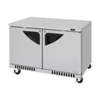 image of Turbo Air TUR-48SD-FB-N 48" 2-Section Undercounter Refrigerator w/ 2 Doors, 11 cu. ft.