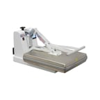 image of DoughXpress TXM-20 16" Dual Heat Manual Tortilla Pizza Dough Press, 15 x 15" Platens, 3100W, 220V