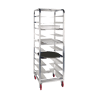 image of Winholt UAR-1023 10 Pan Aluminum Universal Bun / Sheet Pan Rack, Assembled