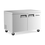 image of Coldline UC-48F 47" 2-Section Undercounter Freezer w/ 2 Doors, 12 cu. ft.