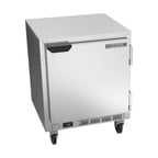 image of Beverage Air UCF27HC 27" 1-Section Undercounter Freezer w/ 1 Door, 5.24 cu. ft.