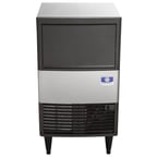image of Manitowoc UDE0065A 20" Air Cooled Full Cube 57 lb Undercounter Ice Machine with 31 lb Bin