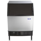 image of Manitowoc UDF0240A 26" Air Cooled Full Cube 215 lb Undercounter Ice Machine with 90 lb Bin