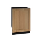 image of U-Line UHRI124-IS01A 24" Undercounter Freezer/Refrigerator w/ 1 Solid Door, 8-lb. Ice Capacity