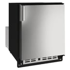 image of U-Line UMCR114-SC01A Cube Ice Maker With Bin w/ 23-lb. Production & 12-lb. Storage Capacity