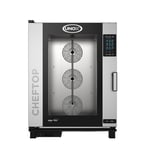 image of UNOX XAVC-10FS-EPRM Full Size Countertop Electric Combi Oven w/ (10-20) Pan Capacity, Glassdoor, 28.5kW